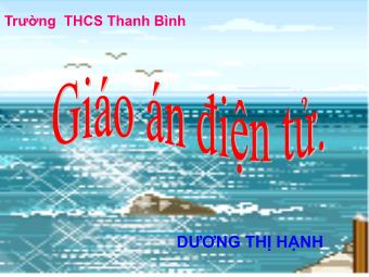 Bài giảng Ngữ văn Khối 8 - Tiết 79: Câu nghi vấn (Tiếp theo) - Trường THCS Thanh Bình