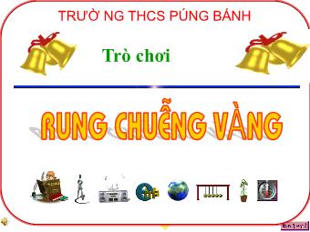 Cuộc thi Rung chuông vàng - Trường THCS Púng Bánh