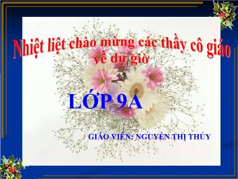 Bài giảng môn Ngữ văn 9 tiết 140: Ôn tập phần Tiếng Việt