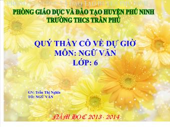 Bài giảng Ngữ văn 6 tiết 103: Cô Tô (tt) - Nguyễn Tuân