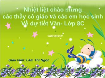 Bài giảng Ngữ văn 8 Bài 21- Tiết 90: Câu trần thuật