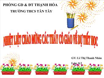 Bài giảng Ngữ văn 8 Tiết 37 - Tiếng Việt: Nói quá
