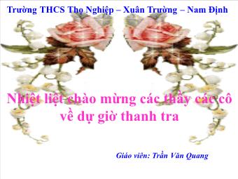 Bài giảng Ngữ văn 9 - Tiết 137, 138: Ôn tập phần Tiếng Việt