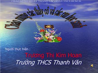 Bài giảng Ngữ văn lớp 7 tiết 114: Văn bản Ca Huế trên sông Hương - Hà Ánh Minh