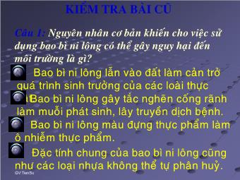 Bài giảng Ngữ văn lớp 8: Văn bản Ôn dịch, thuốc lá