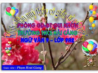 Bài giảng Ngữ văn lớp 9 tiết 140: Ôn tập phần Tiếng Việt