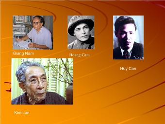 Chân dung các nhà thơ Việt Nam