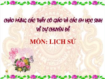 Chuyên đề Lịch sử thành phố Hà Nội