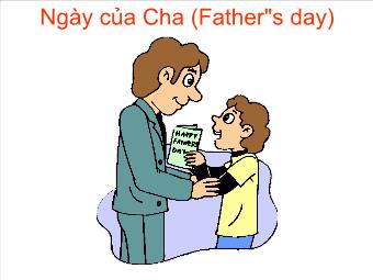 Ngày của Cha (Father's day)
