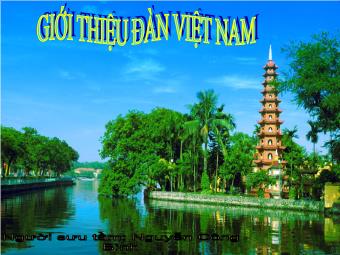 Giới thiệu đàn Việt Nam