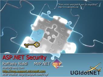 Bài giảng DOT NET Security
