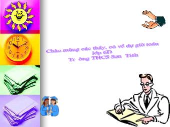 Bài giảng Toán Lớp 6 - Tiết 21, Bài 6: Tia phân giác của góc - Trường THCS Tân Tiến