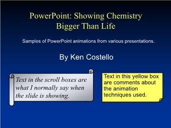 Bài giảng PowerPoint: Showing Chemistry Bigger Than Life