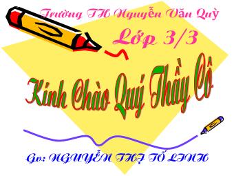 Bài giảng Tin học Lớp 3 - Bài 2: Chữ hoa - Nguyễn Thị Tố Linh