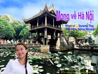 Bài hát: Mong về Hà Nội