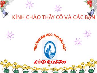 Bài thuyết trình Nghiệp vụ Sư phạm - Nguyễn Thị Hằng Nhung