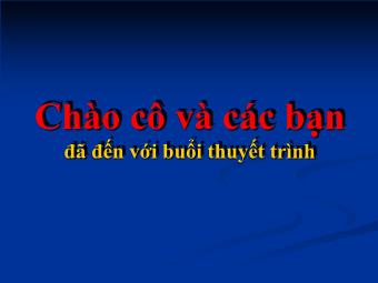 Bài thuyết trình Vấn đề bạo lực học đường