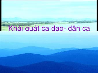 Ca dao dân ca