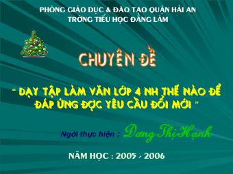 Chuyên đề: 