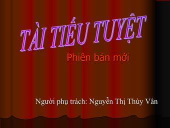 Tài tiếu tuyệt - Nguyễn Thị Thùy Vân