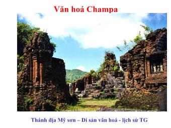 Văn hoá Champa