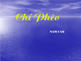 Bài giảng Ngữ văn Lớp 11 - Đọc văn: Chí Phèo (Nam Cao) - Phần 1: Tác giả Nam Cao