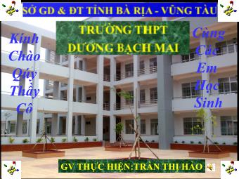 Bài giảng Ngữ văn Lớp 11 - Đọc văn: Hạnh phúc của một tang gia (Vũ Trọng Phụng) - Trần Thị Hảo