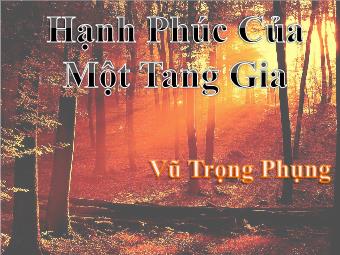 Bài giảng Ngữ văn Lớp 11 - Đọc văn: Hạnh phúc của một tang gia (Trích Số đỏ - Vũ Trọng Phụng)