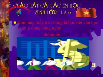 Bài giảng Ngữ văn Lớp 11 - Đọc văn: Người cầm quyền khôi phục uy quyền (Trích Những người khốn khổ - Victo Huygo)