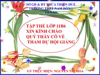 Bài giảng Ngữ văn Lớp 11 - Đọc văn: Người trong bao (A.P.Sê-Khốp) - Nguyễn Thị Hòa