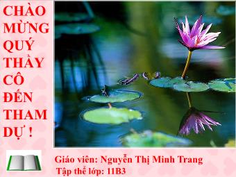 Bài giảng Ngữ văn Lớp 11 - Đọc văn: Tình yêu và thù hận (Trích Rô-mê-ô và Giu-li-ét) - Nguyễn Thị Minh Trang