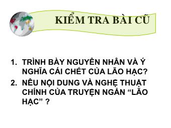 Bài giảng môn Ngữ văn 8 - Tiết 21: Bài 6: Đọc văn: Cô bé bán diêm (Anđecxen)