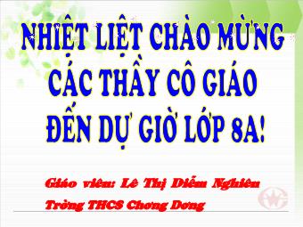 Bài giảng môn Ngữ văn 8 - Tiết 22: Đọc văn: Cô bé bán diêm (Anđecxen)