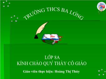 Bài giảng Ngữ văn 8 - Tiết 61: Ôn tập và kiểm tra phần Tiếng Việt