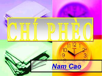 Bài giảng Ngữ văn Lớp 11 - Đọc văn: Chí Phèo (Nam Cao) - Phần 1: Tác giả