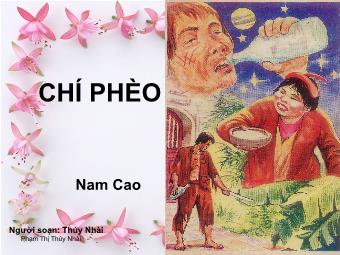 Bài giảng Ngữ văn Lớp 11 - Đọc văn: Chí Phèo (Nam Cao) - Thúy Nhài