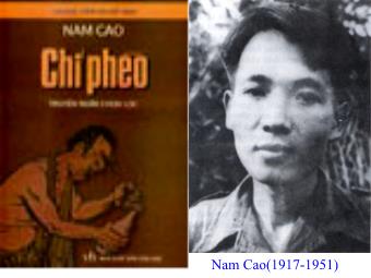 Bài giảng Ngữ văn Lớp 11 - Đọc văn: Chí Phèo (Nam Cao)