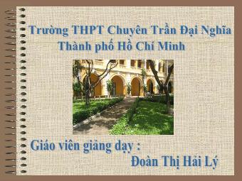 Bài giảng Ngữ văn Lớp 11 - Đọc văn: Chiều tối (Mộ - Hồ Chí Minh) - Đoàn Thị Hải Lý