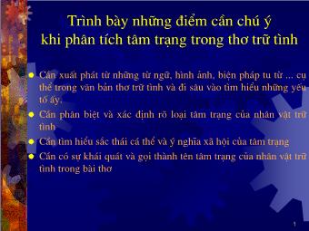 Bài giảng Ngữ văn Lớp 11 - Tiết 50,51: Đọc văn: Bài thơ số 28 (Tích tập Người làm vườn - Ta-go)