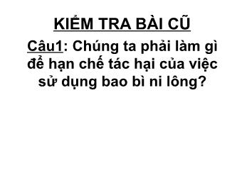 Bài giảng Ngữ văn Lớp 8 - Bài 12: Ôn dịch thuốc lá - Thảo Giang