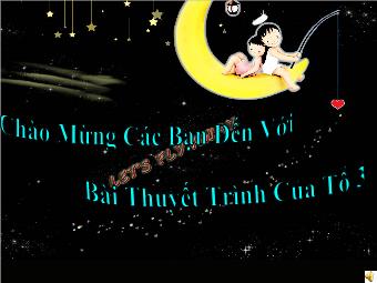 Bài thuyết trình Chủ đề: Tiên sứu tình thương Giăng - Van - Giăng