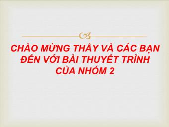 Bài thuyết trình Đặc điểm ngôn từ nghệ thuật trong bài thơ 