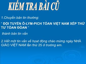 Bài thuyết trình Ngữ văn Lớp 11 - Đọc thêm: Cha con nghĩa nặng, Vi hành, Tinh thần thể dục