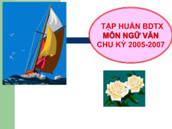 Chuyên đề: Sử dụng phương tiện dạy học trong bộ môn Ngữ văn trung học Cơ sở - Trịnh Đức Long