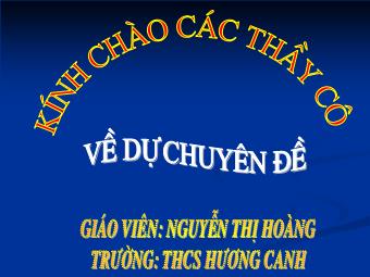 Chuyên đề: Tìm hiểu một vài nét nghệ thuật miêu tả trong truyện Kiều của Nguyễn Du - Nguyễn Thị Hoàng