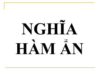 Nghĩa hàm ẩn