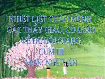 Bài giảng Ngữ Văn Lớp 8 - Tiếng Việt: Nói quá
