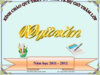 Bài giảng môn Ngữ văn 8 - Tiết 49: Tìm hiểu văn bản Bài toán dân số (Thái An) - Nguyễn Thị Yến