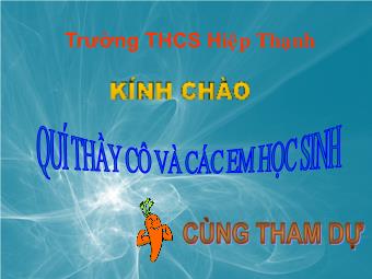 Bài giảng Ngữ văn 8 - Câu ghép - Trường THCS Hiệp Thạnh