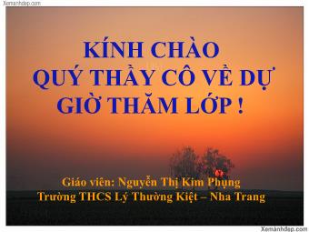 Bài giảng Ngữ văn 8 - Tiết 117: Ông Giuốc - đanh mặc lễ phục - Nguyễn Thị Kim Phụng